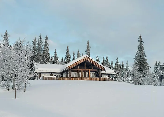 Log With Modern Solutions Feriehus Uvdal